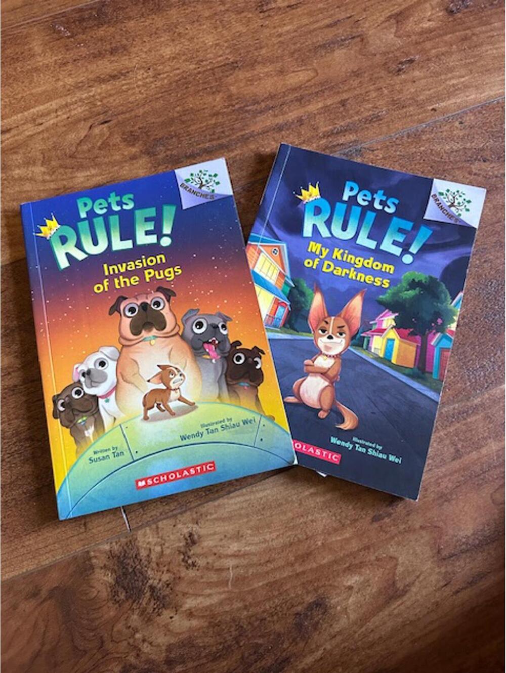 Pets Rule! Book Set of 2 - Invasion of the Pugs & My Kingdom of Darkness